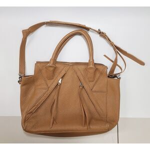 Christopher Kon Vintage Tan Hobo Satchel Bag Handbag Purse for Women Crossbody